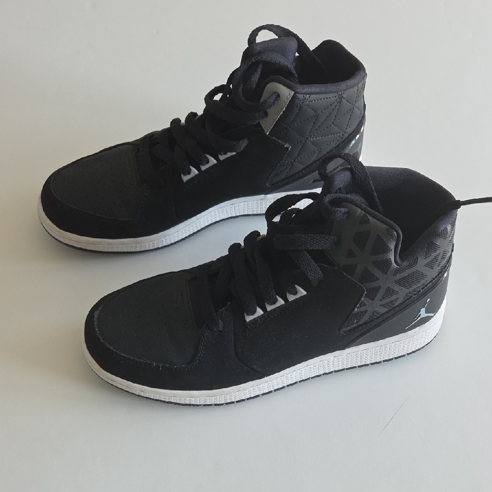 Nike Black and Gray High-Top Sneakers